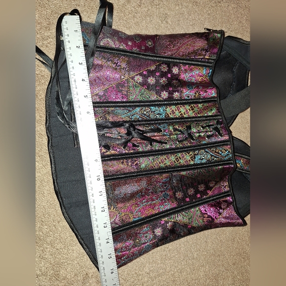 NWOT/Women's multicolor lace up shapewear tank corset/ - Picture 9 of 14